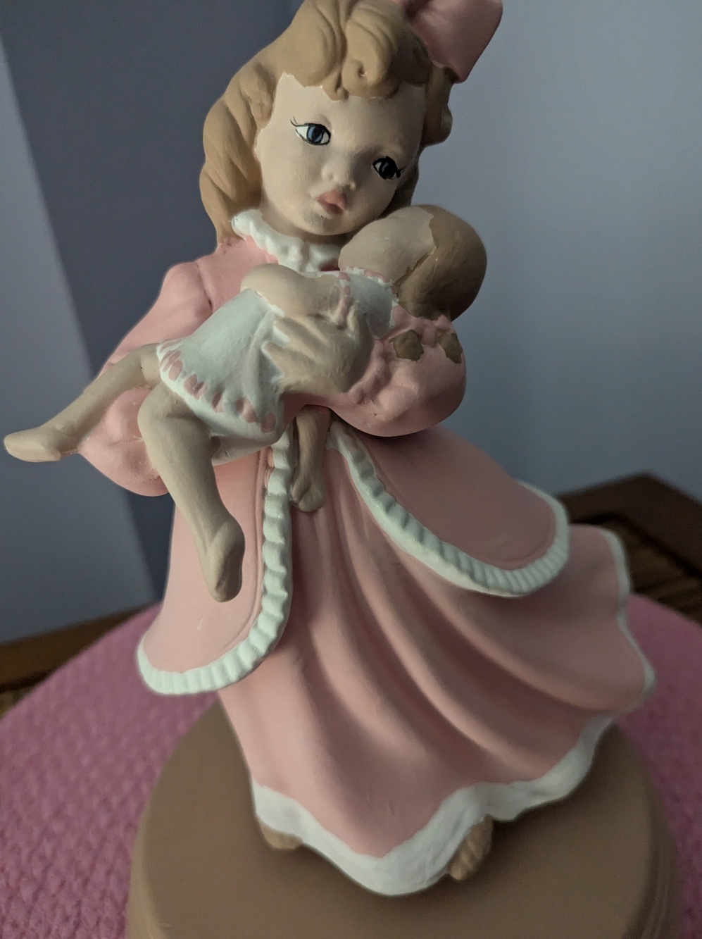 Girl With Baby Music Box